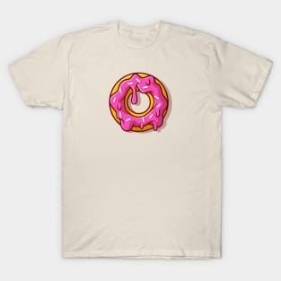 Doughnut Melted Cartoon T-Shirt